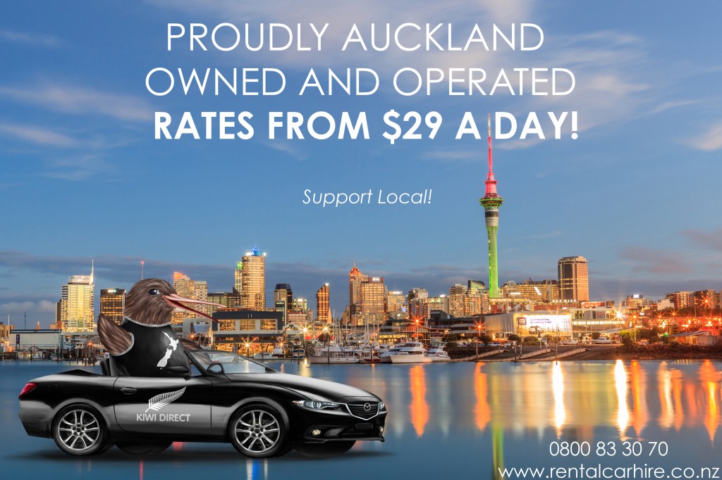 Auckland, New Zealand- December 9, 2013. Night scene of Auckland city and sky tower view from the Westhaven Marina.